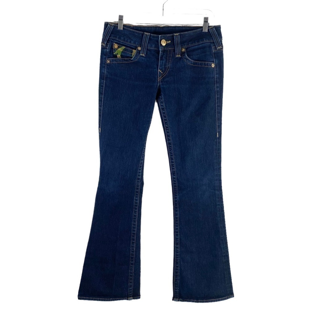 True Religion Low Rise Y2K Flare Jeans SZ 29 - Picture 2 of 9
